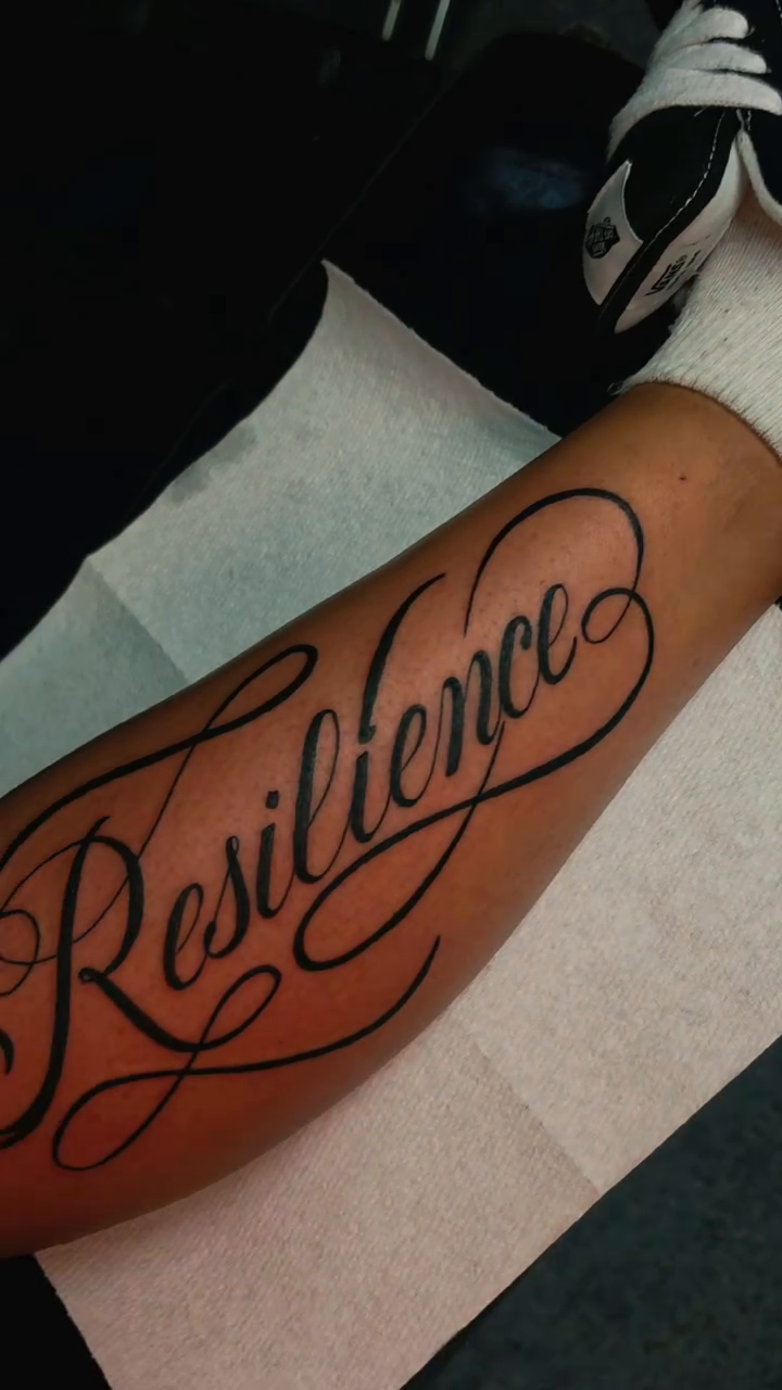 Tattoo by @tattokai2324 — lettering_script, illustrative
