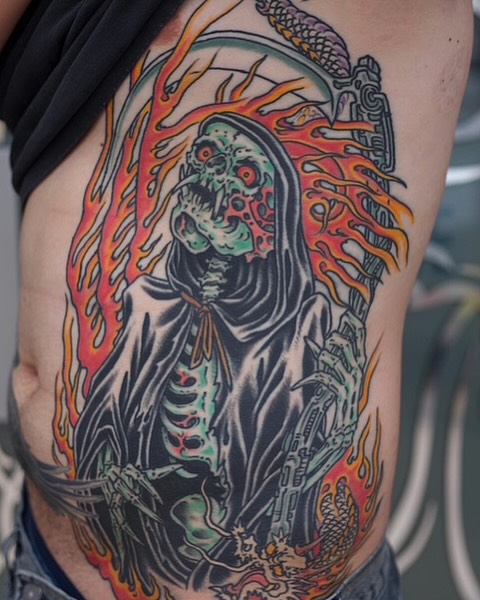 Tattoo by @j_ranno — american_traditional, neo_traditional