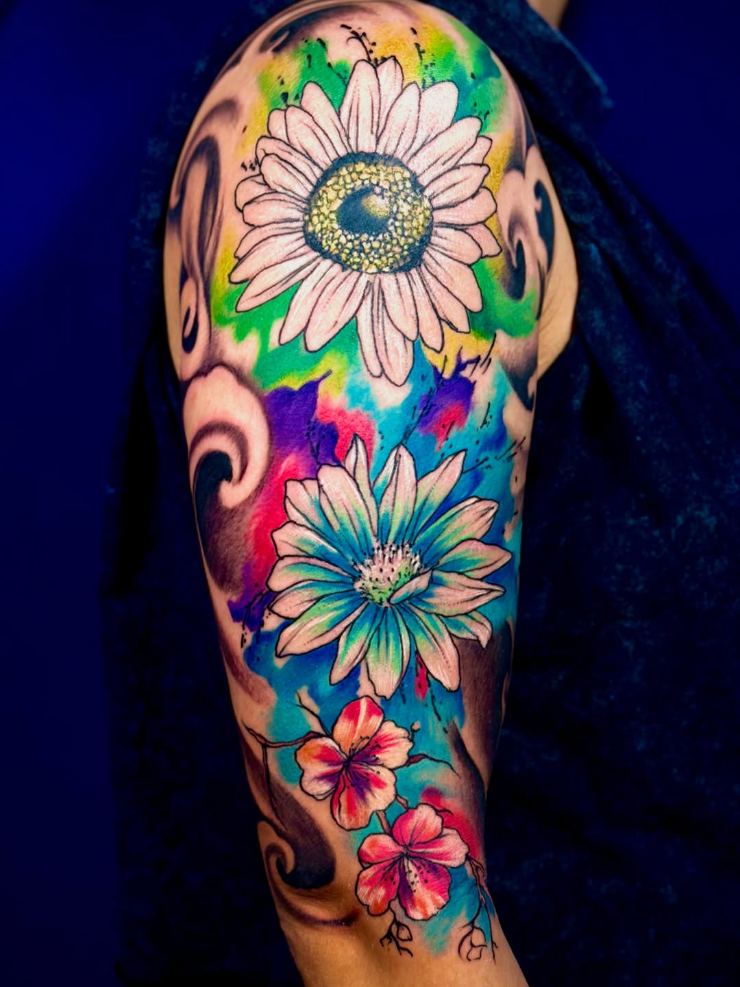 Tattoo by @inqed_tattoo β watercolor