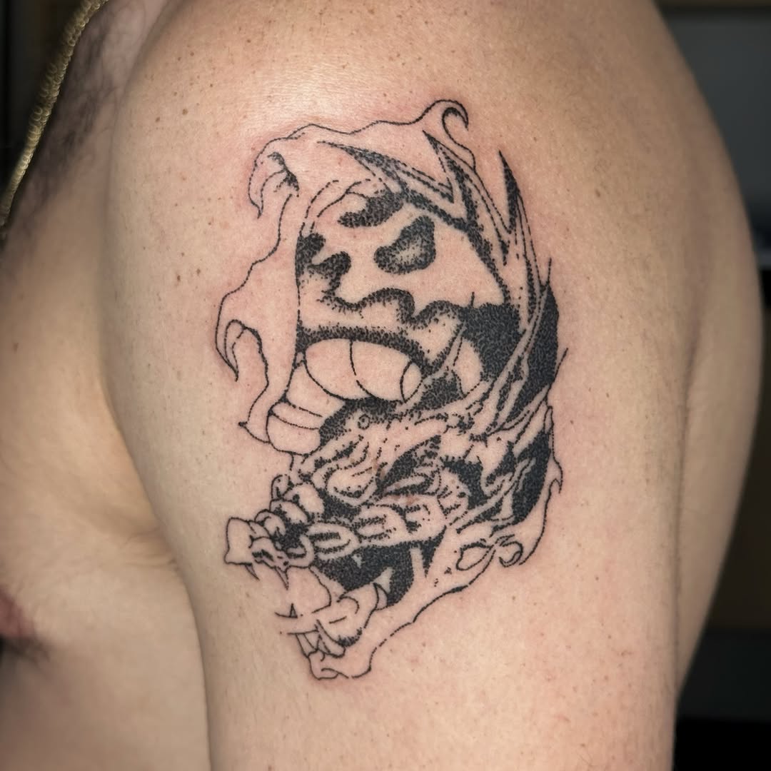 Tattoo by @jointkillertattoo โ blackwork