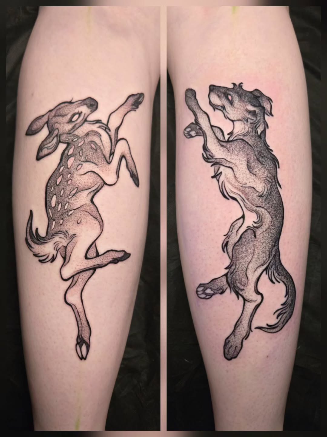 Tattoo by @kristynkayborglum — dotwork