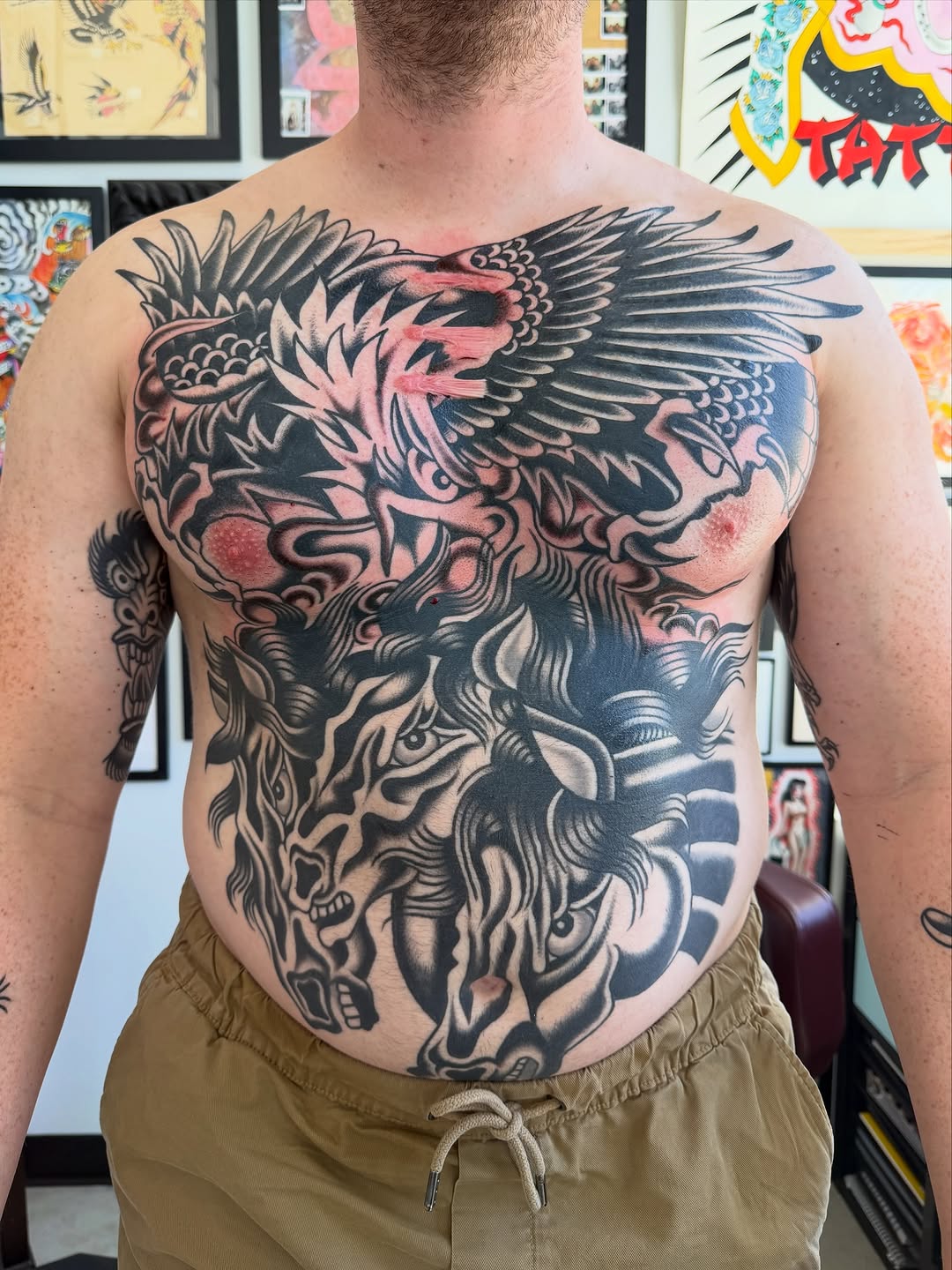 Tattoo by @nickyjudstattoo — japanese_irezumi, blackwork