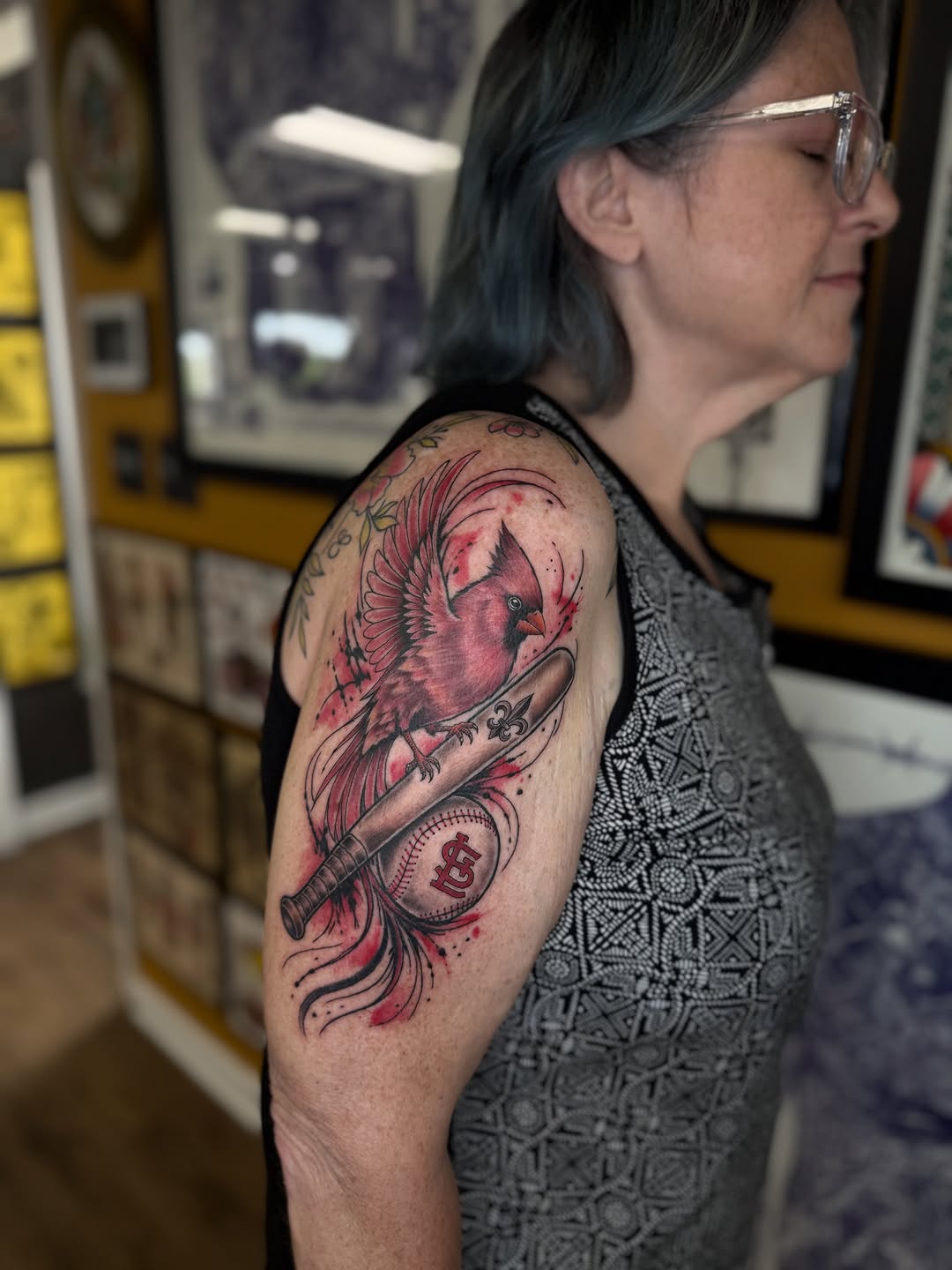 Tattoo by @saku_tattoo — realism, trash_polka
