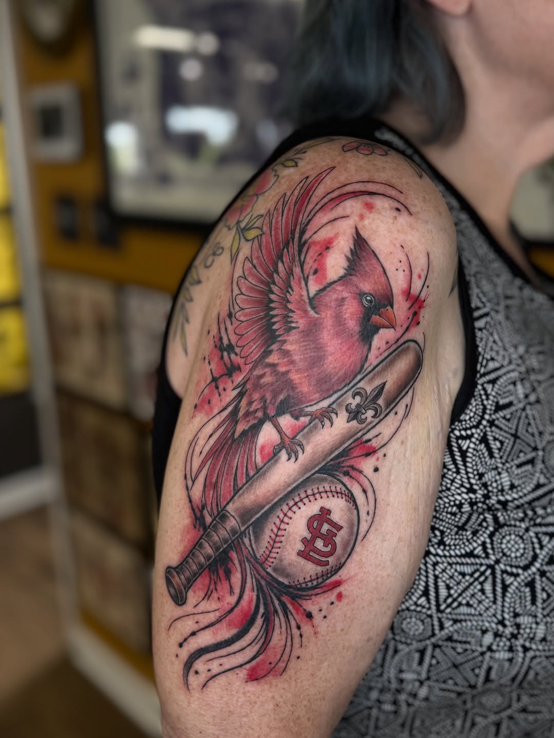 Tattoo by @saku_tattoo — realism, trash_polka