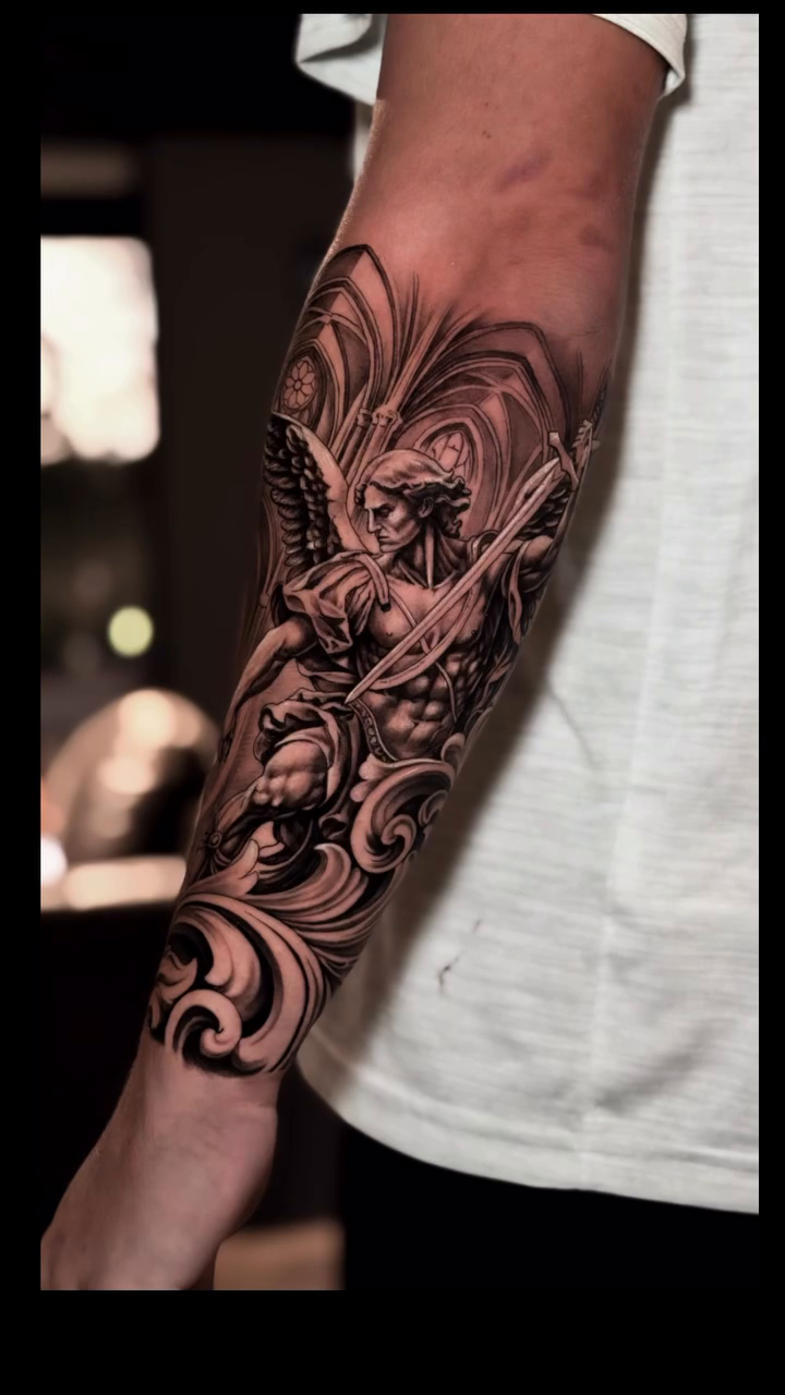 Tattoo by @tuantran.ink — dark_realism, ornamental