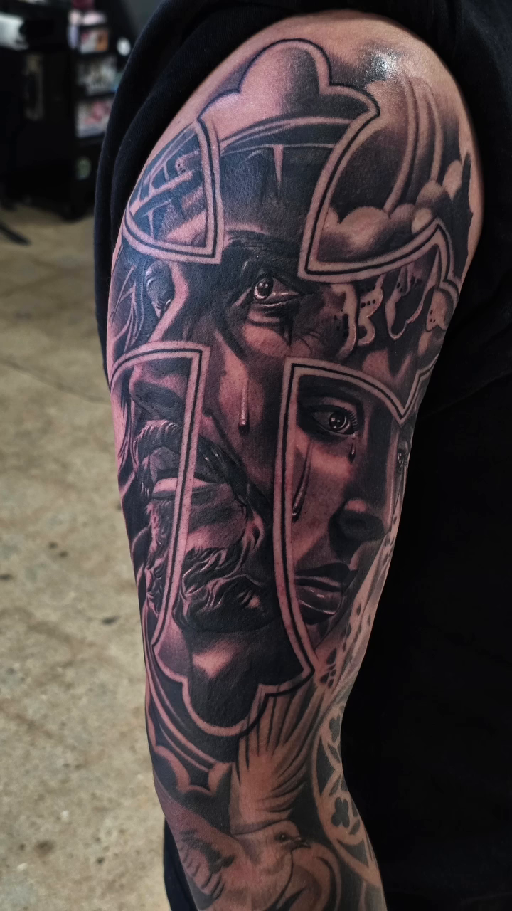 Tattoo by @tattoo_seez โ black_and_grey, realism