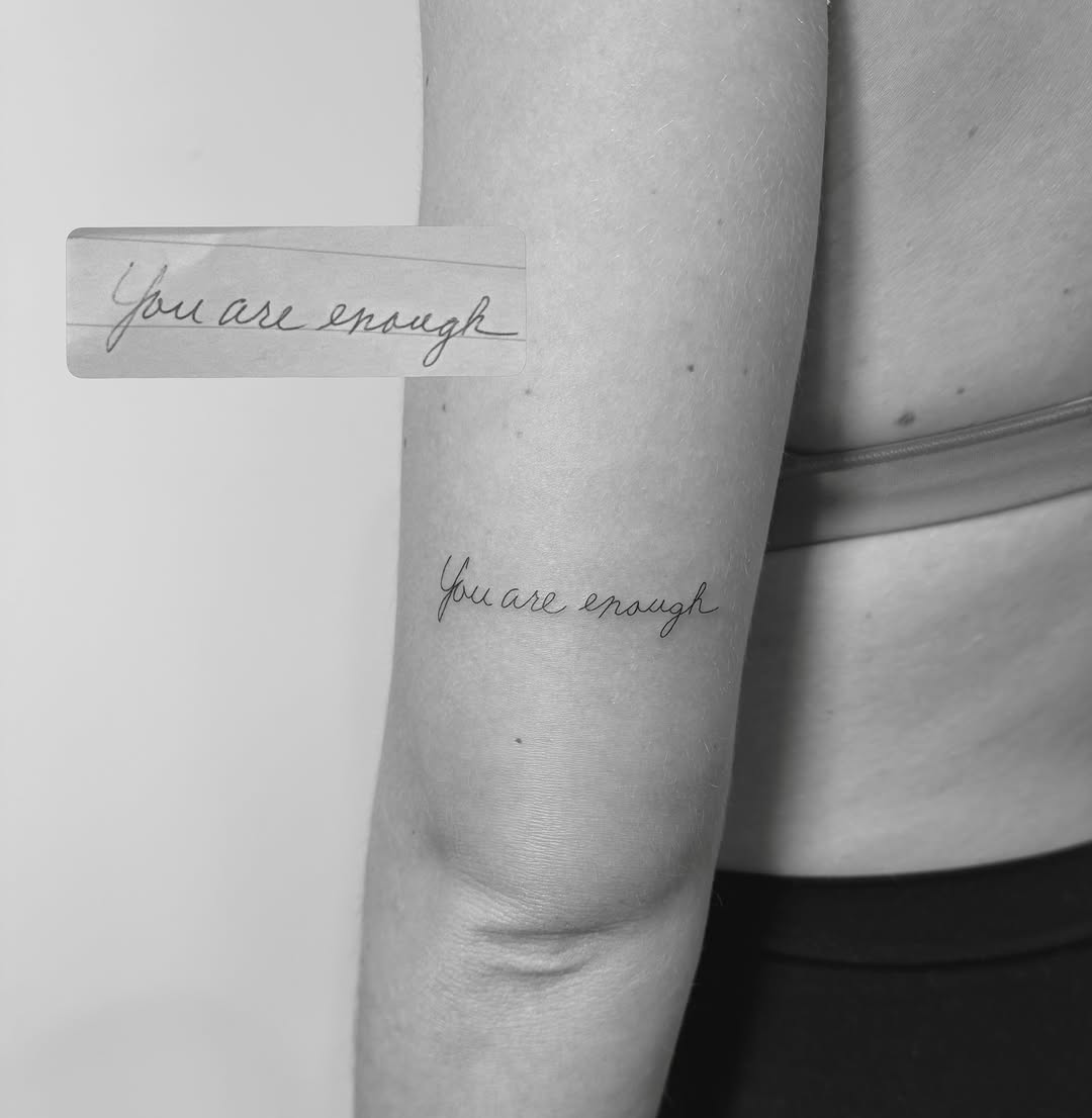 Tattoo by @scriptedtattoo_ — fine_line, lettering_script