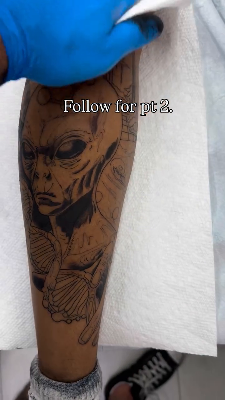 Tattoo by @imrashadorlando — blackwork