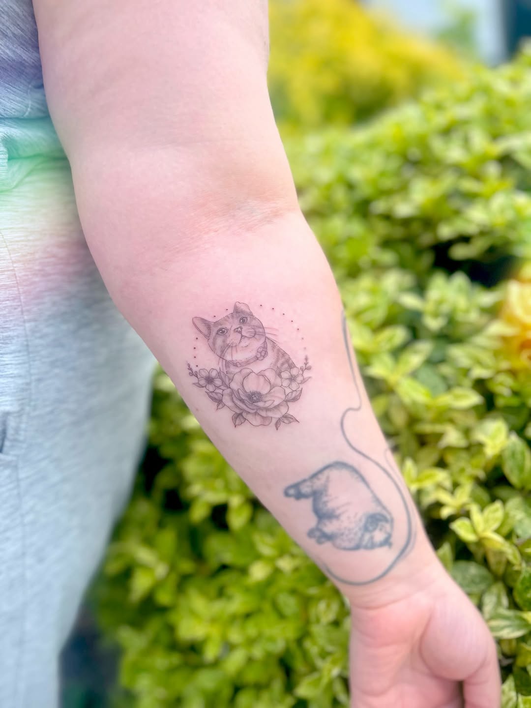 Tattoo by @alyxmakes.art — fine_line, illustrative