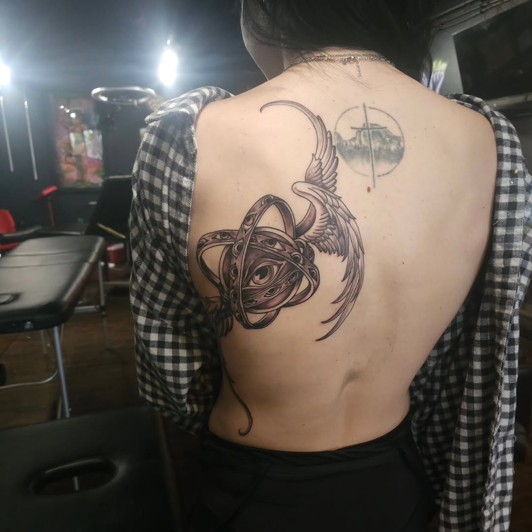 Tattoo by @remnantironandart — black_and_grey, realism