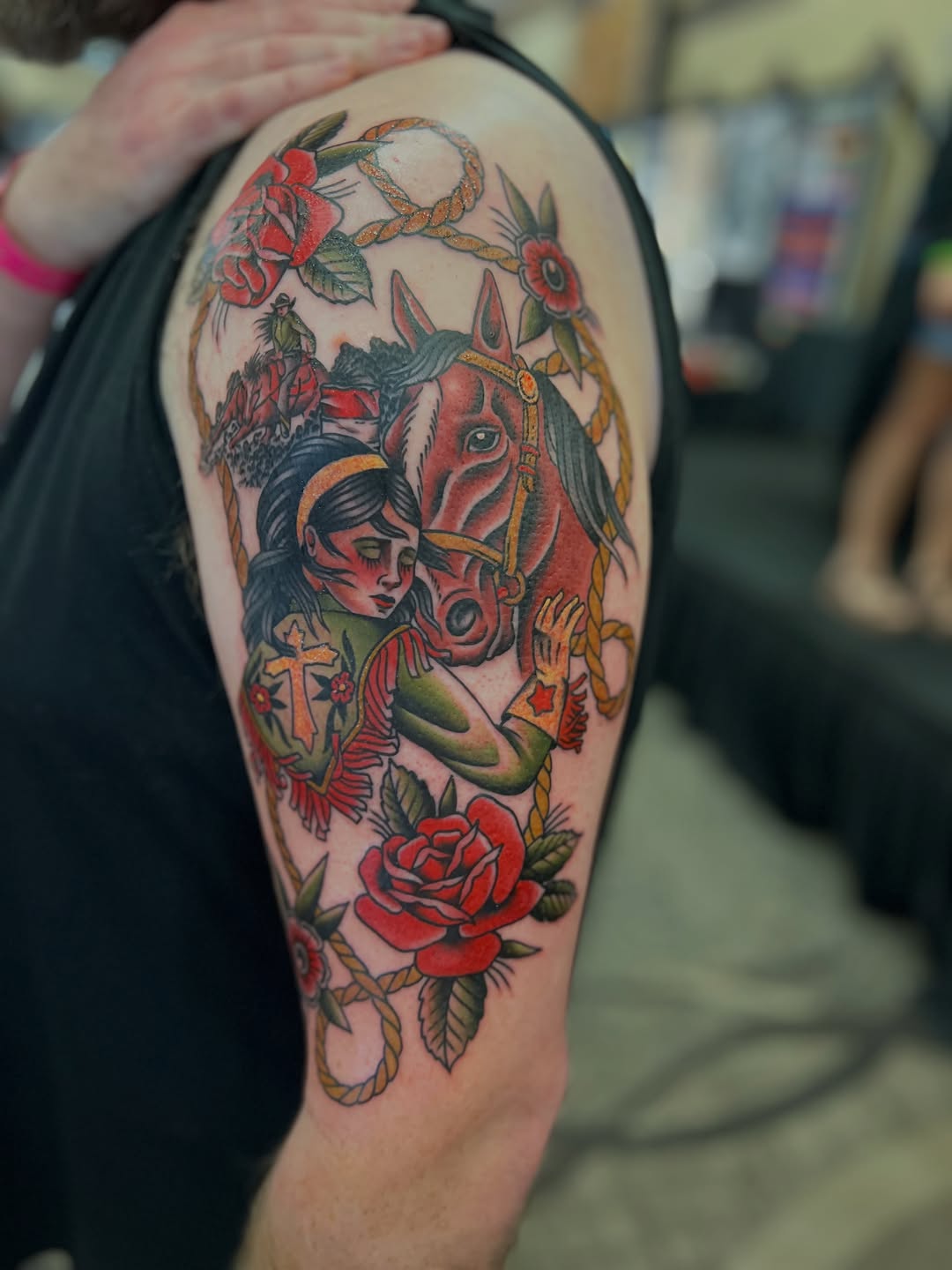 Tattoo by @artbypops — american_traditional, neo_traditional