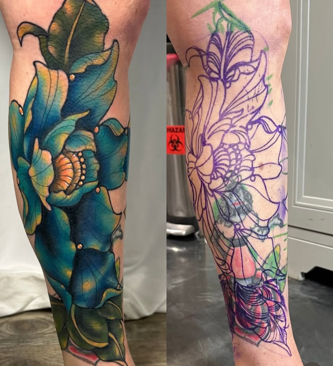 Tattoo by @bumbleknee_tattoos — neo_traditional, color