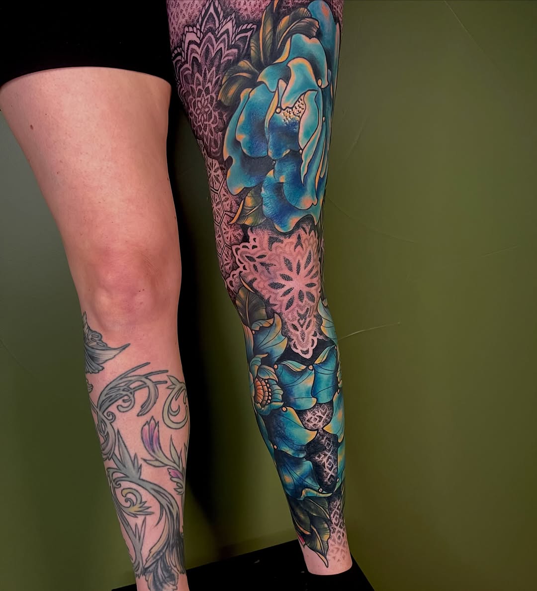 Tattoo by @bumbleknee_tattoos — neo_traditional, ornamental
