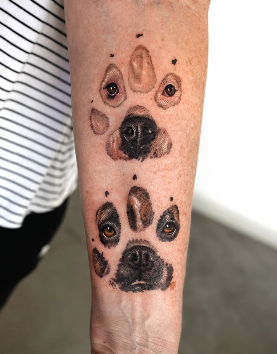 Tattoo by @tattooist_kimria — realism, black_and_grey