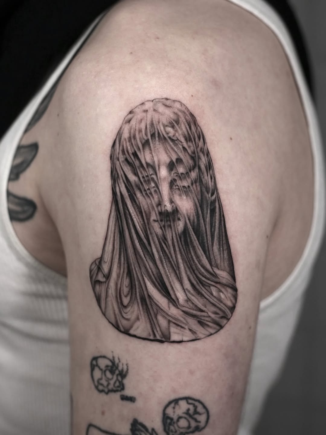 Tattoo by @stevefranciosa.tattoos — realism, dark_realism