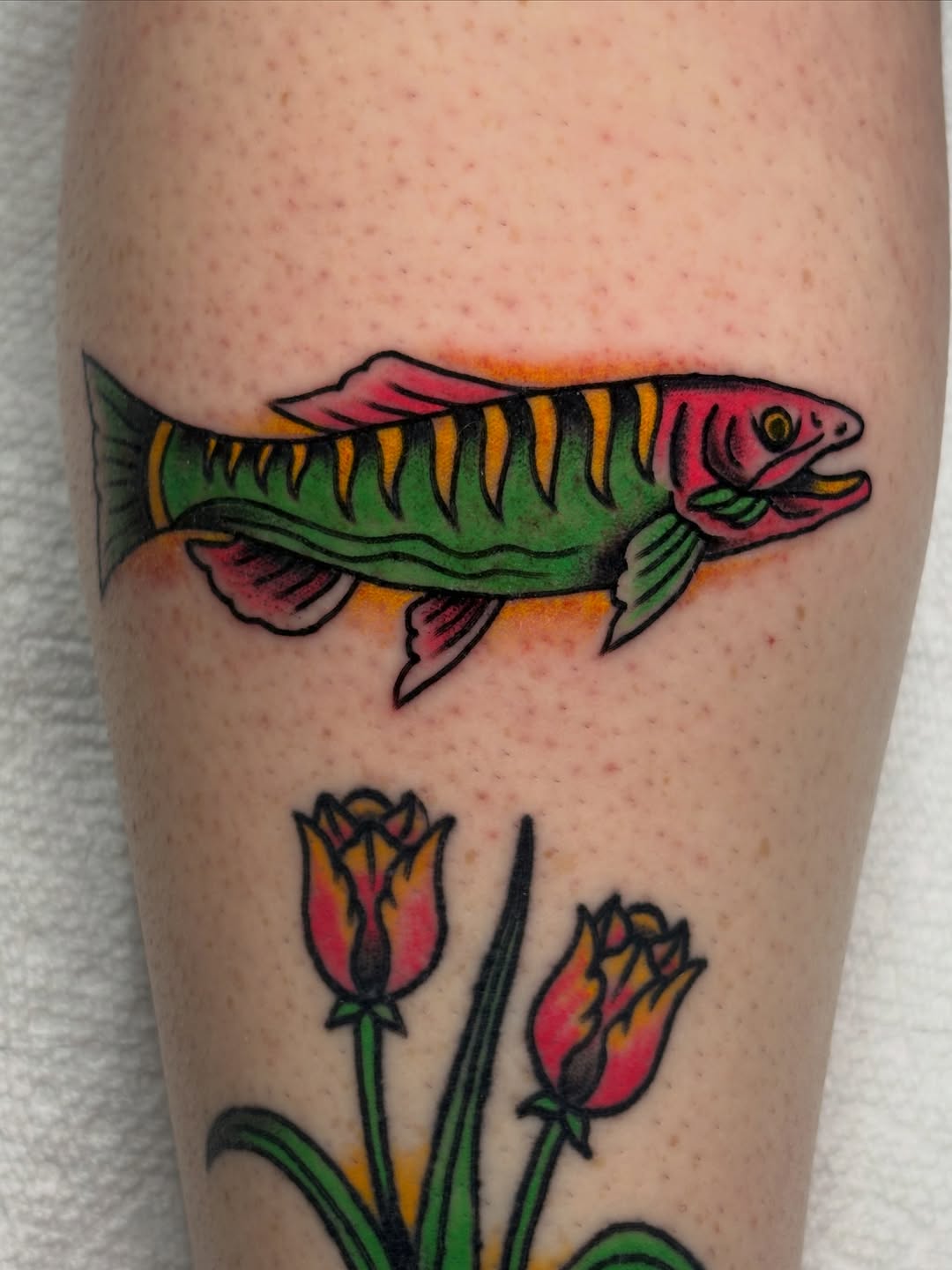 Tattoo by @kweensalt — american_traditional, illustrative