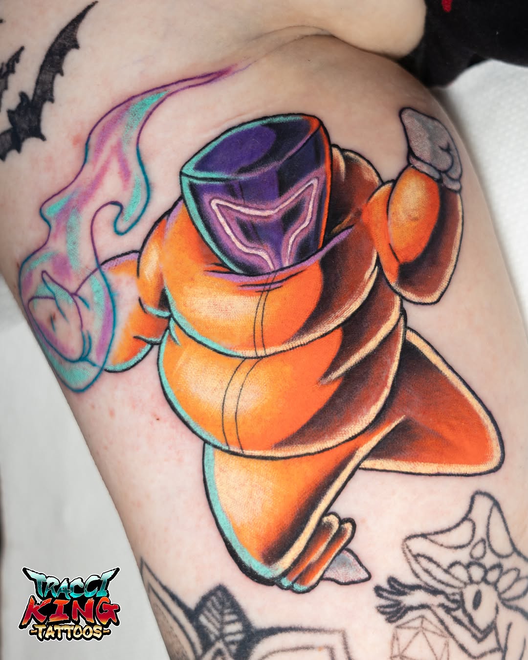 Tattoo by @tracci_king_tattoo — new_school