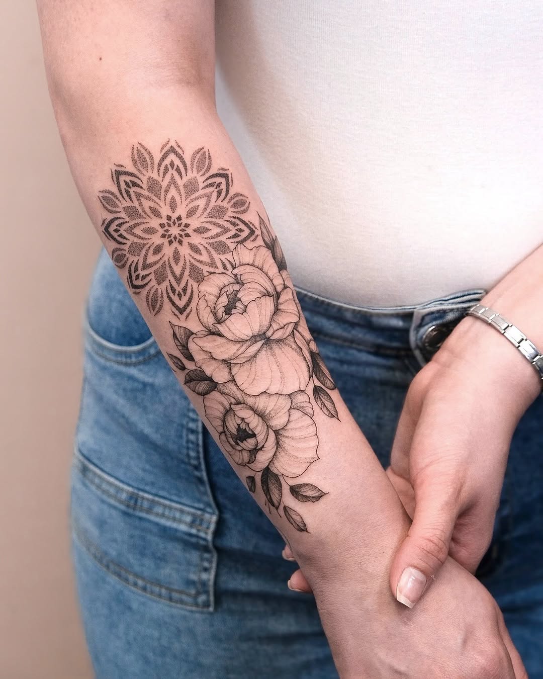 Tattoo by @ariana_tattooing — dotwork