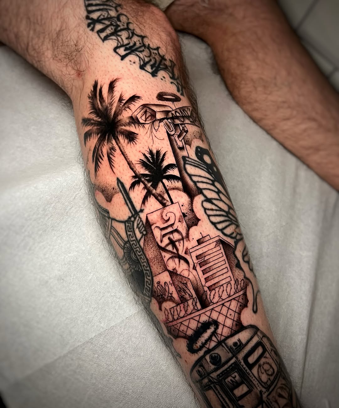 Tattoo by @blot_tattoo — blackwork