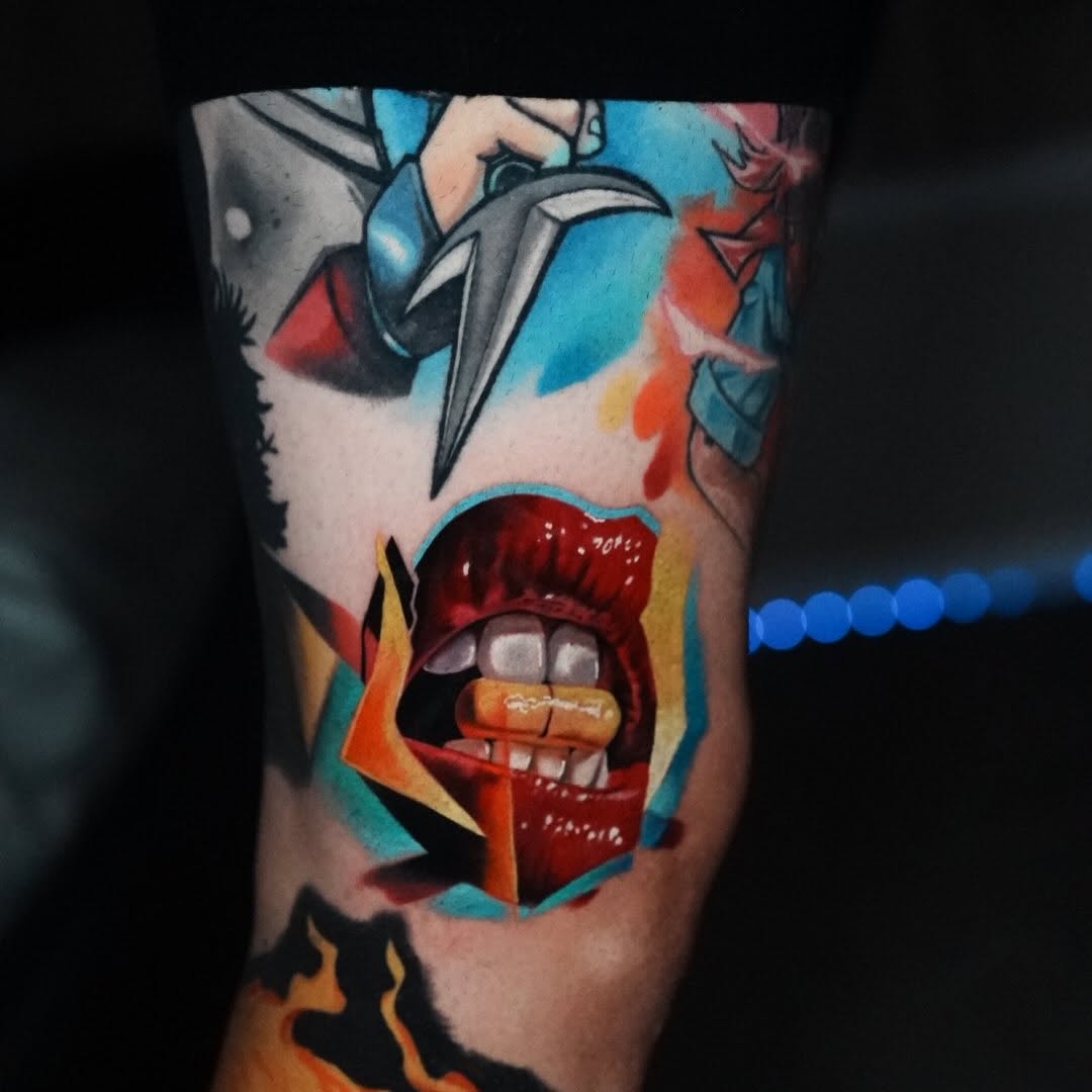 Tattoo by @yohandri_tat2 — realism, trash_polka
