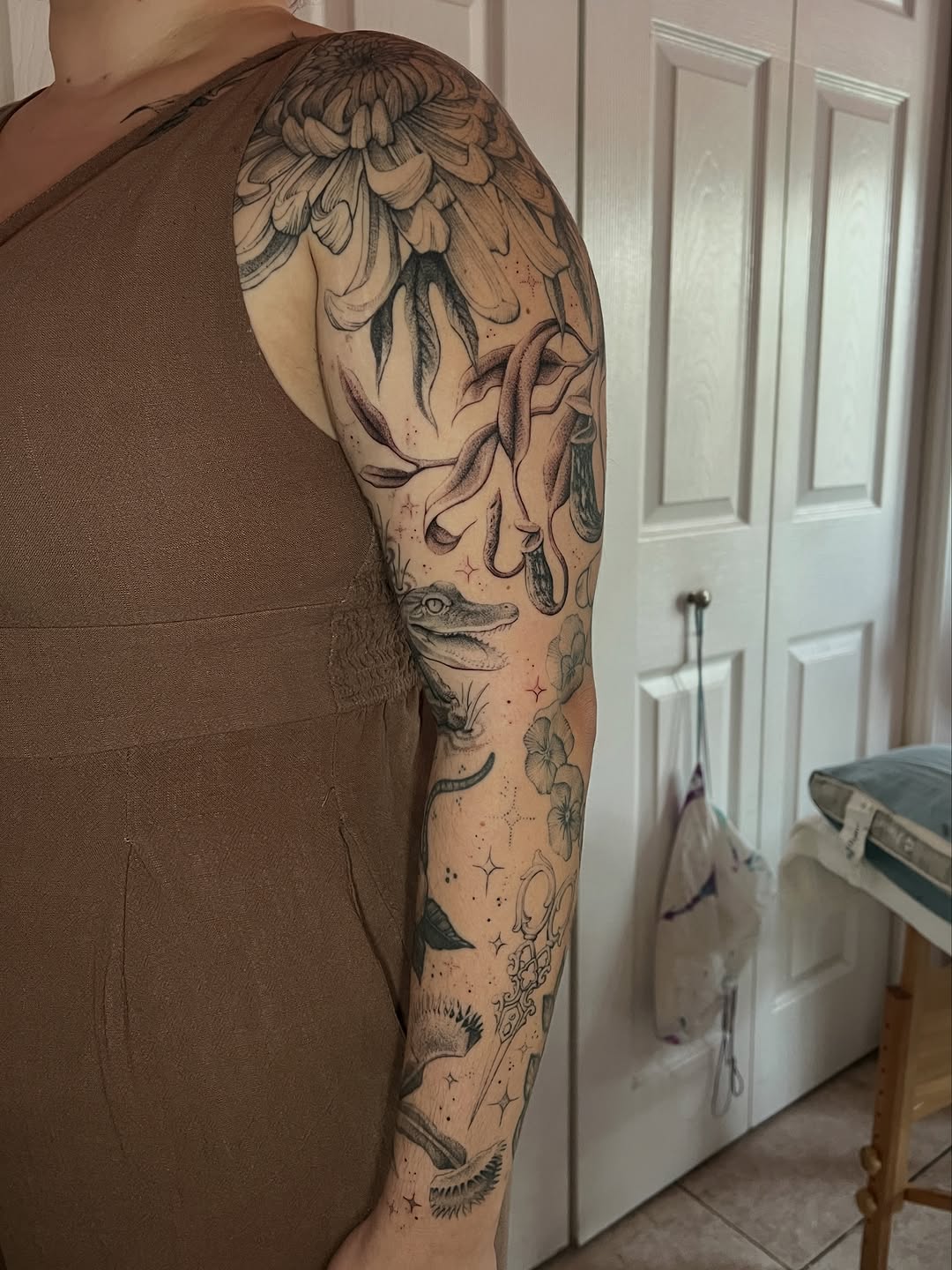 Tattoo by @natasha_schmidt_art — black_and_grey