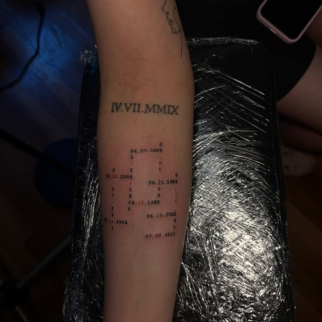 Tattoo by @lyla.just.inked — lettering_script, fine_line