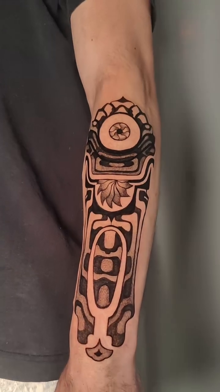 Tattoo by @tomloranz — geometric, ornamental