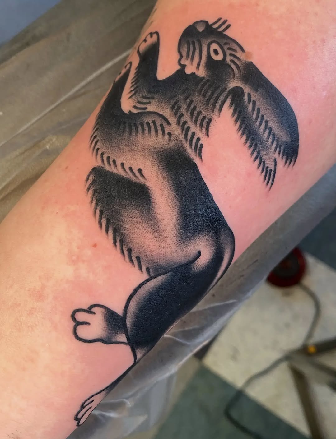 Tattoo by @project.quizard — blackwork