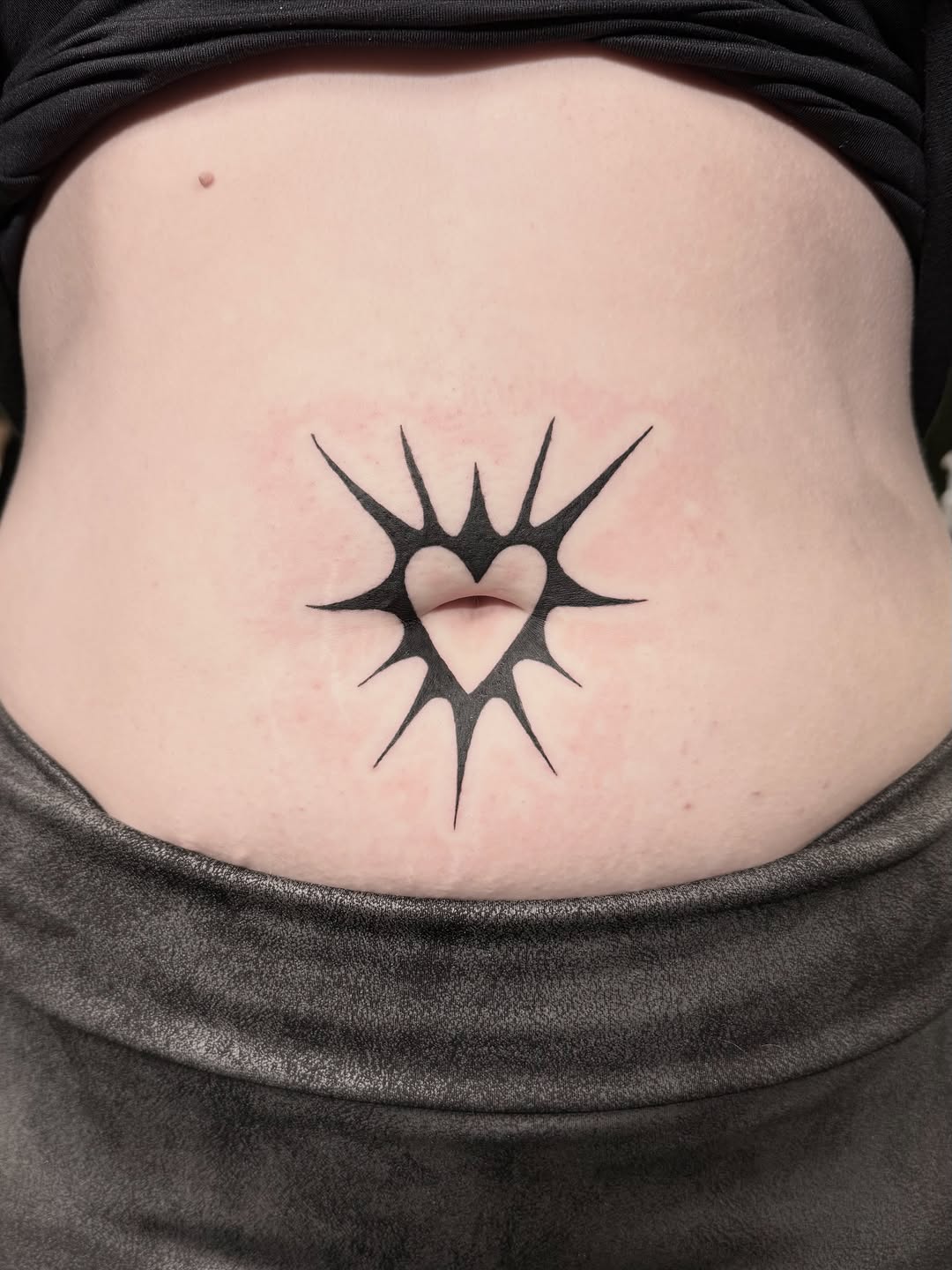 Tattoo by @hardcore.crybaby โ blackwork