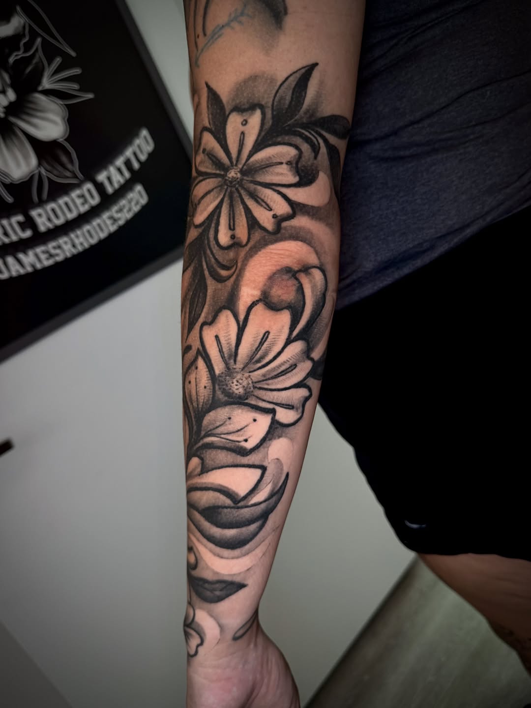 Tattoo by @jamesrhodes220 — black_and_grey
