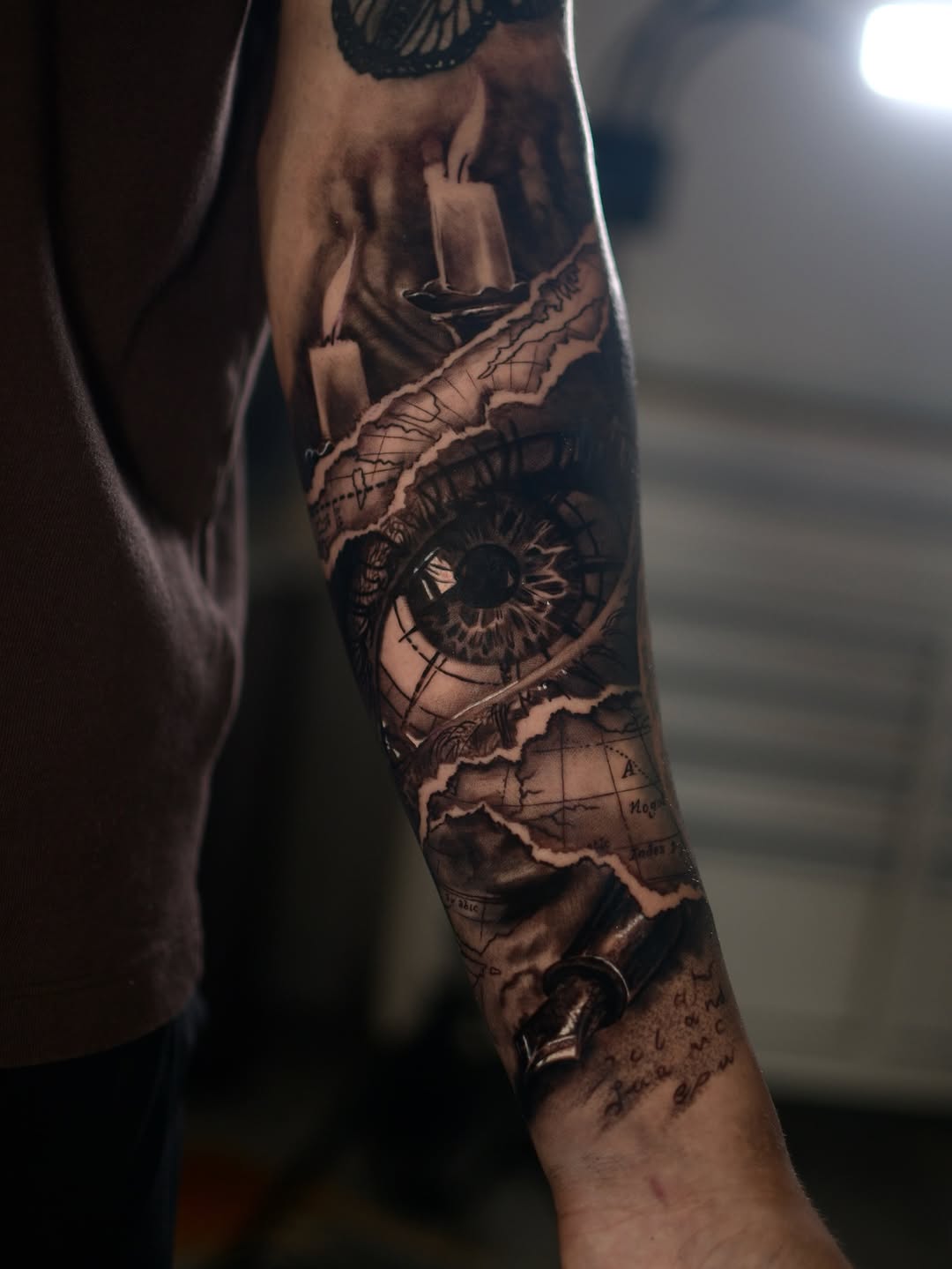Tattoo by @joyboytattoos โ realism, black_and_grey