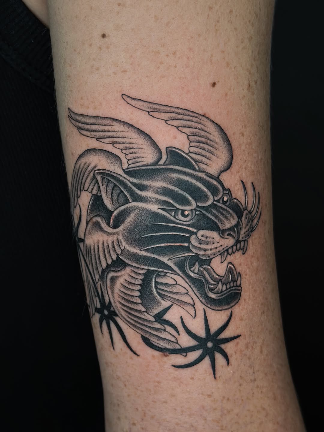 Tattoo by @laurynjenesis — american_traditional, illustrative