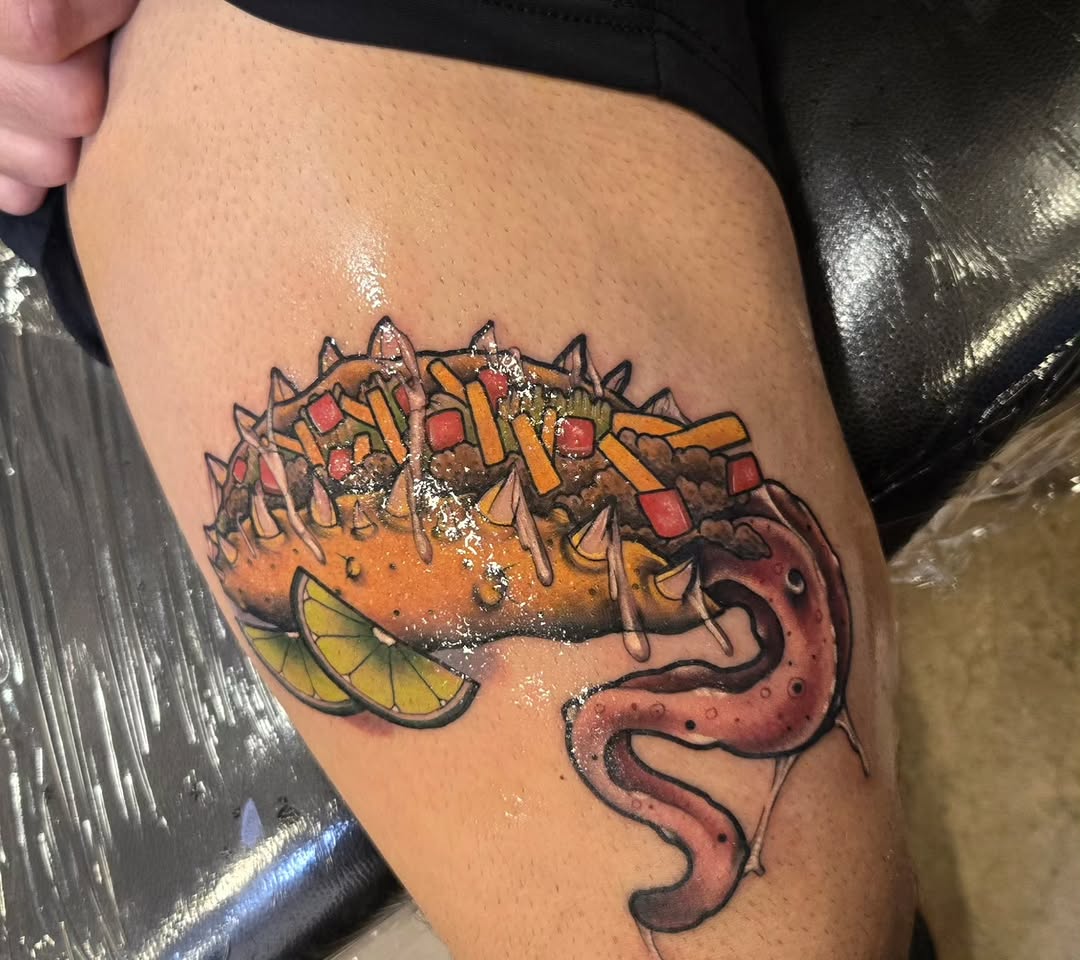 Tattoo by @thunder_scorpiontattoos โ new_school