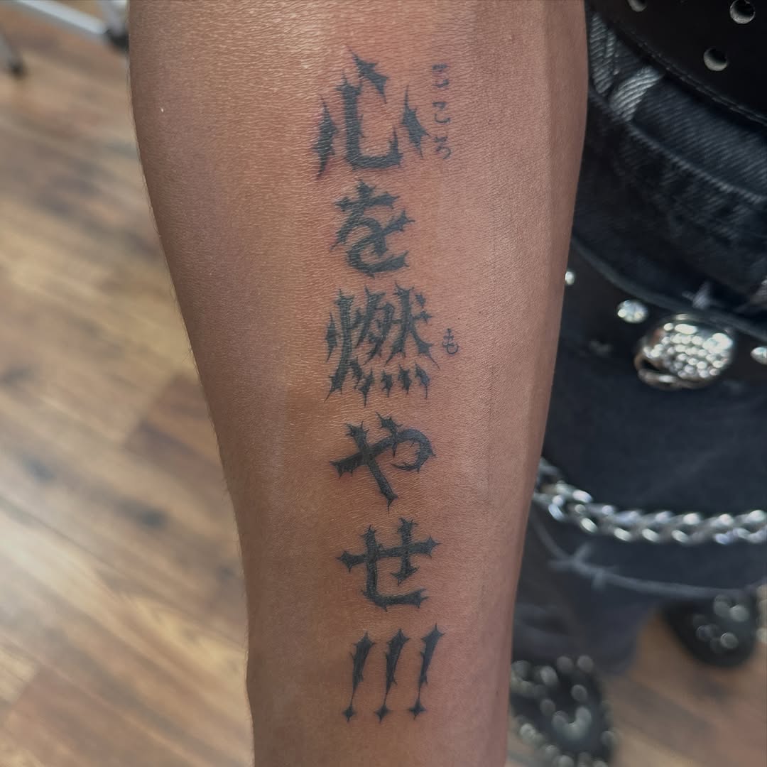 Tattoo by @kylesimmonstattoo — lettering_script