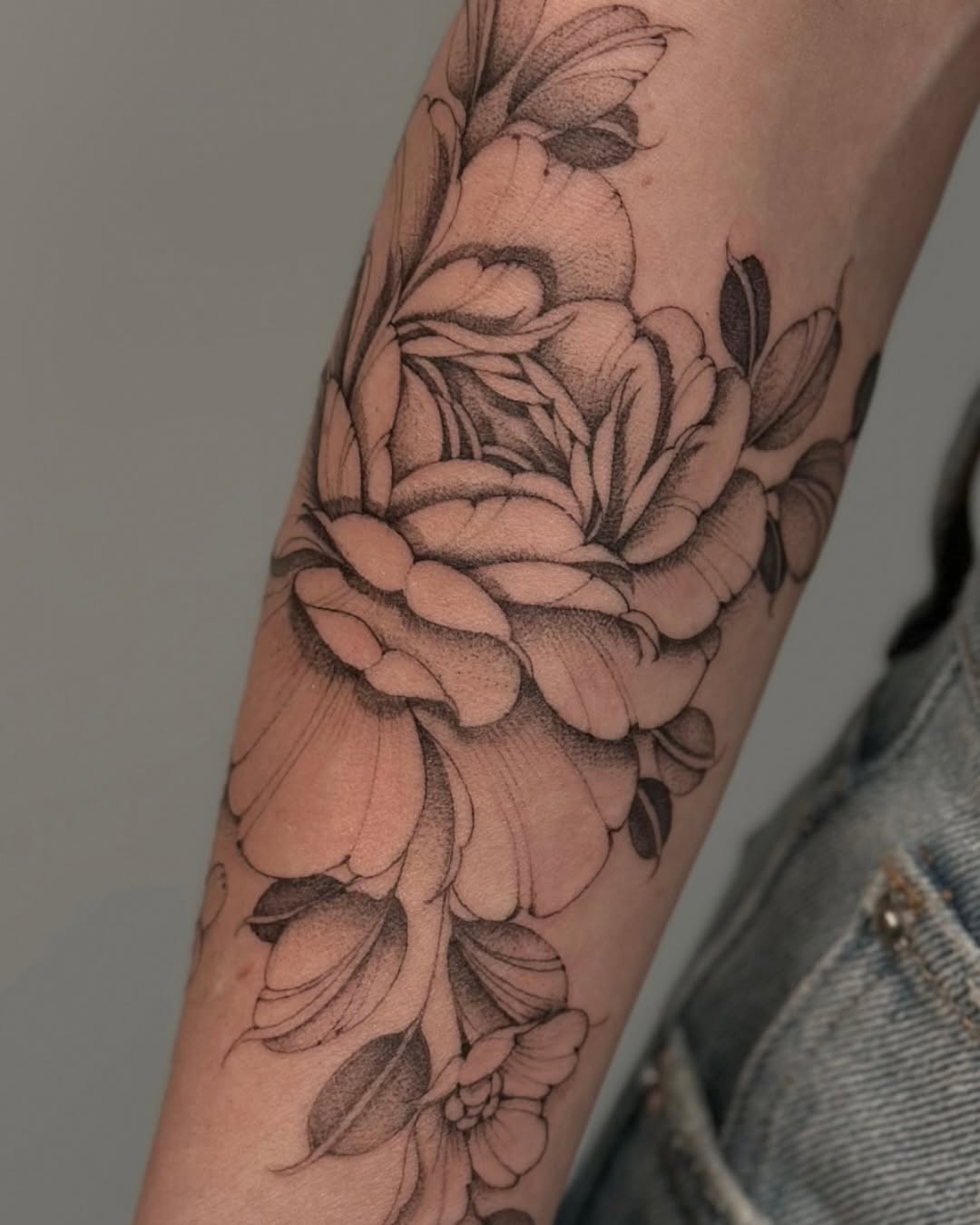 Tattoo by @michatattoos — dotwork, black_and_grey