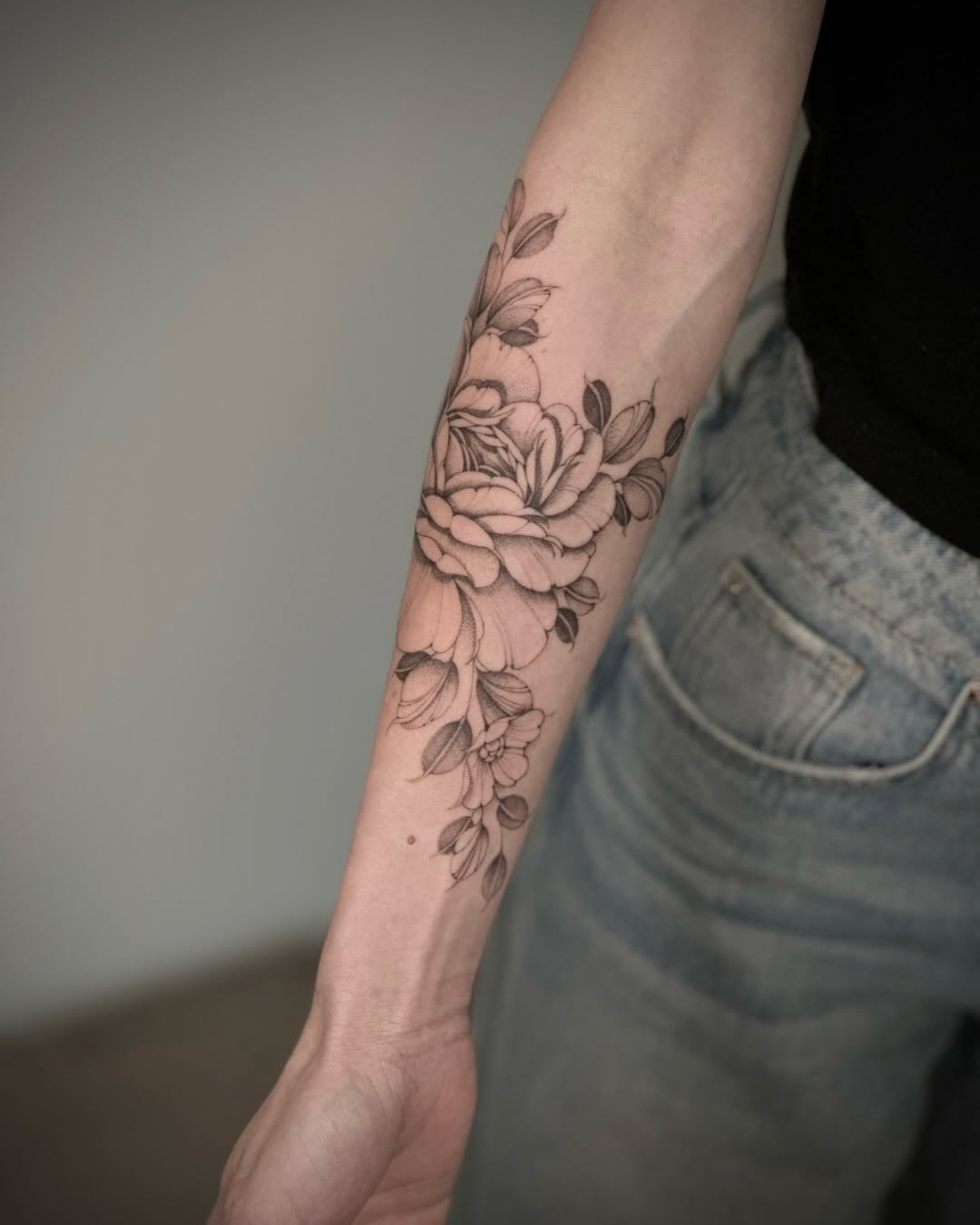 Tattoo by @michatattoos — fine_line, black_and_grey