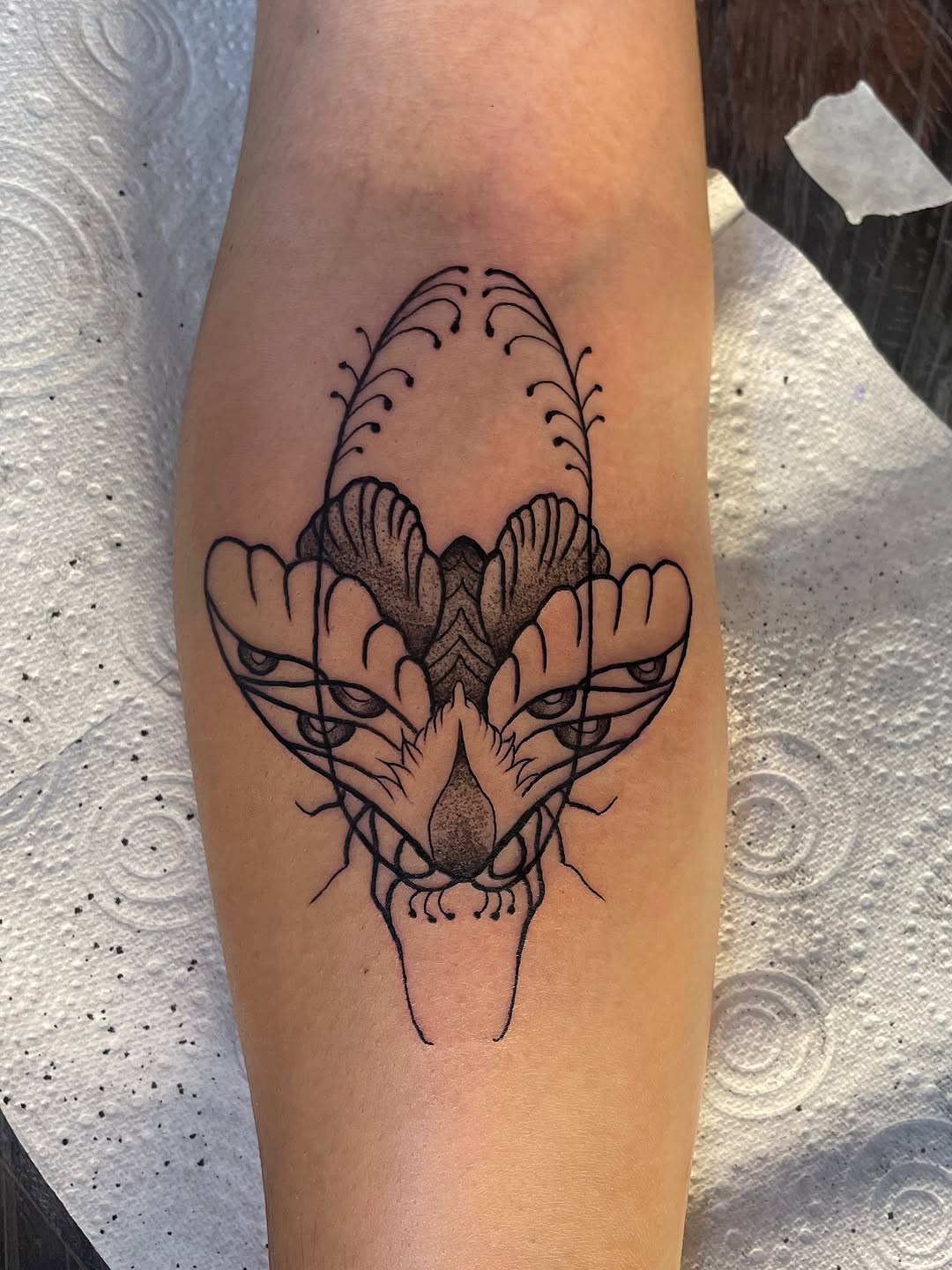 Tattoo by @egirotto.art — black_and_grey, ornamental