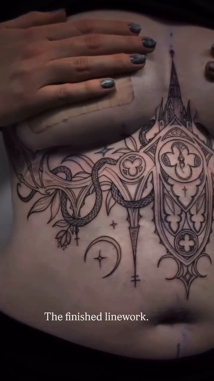 Tattoo by @marissatattoos — geometric, blackwork