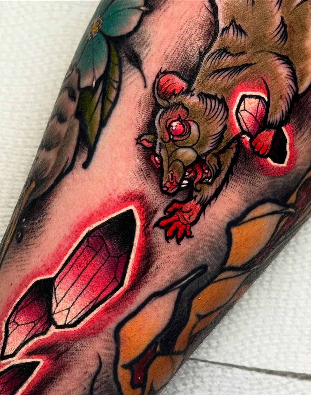 Tattoo by @themactatty — neo_traditional, dark_realism