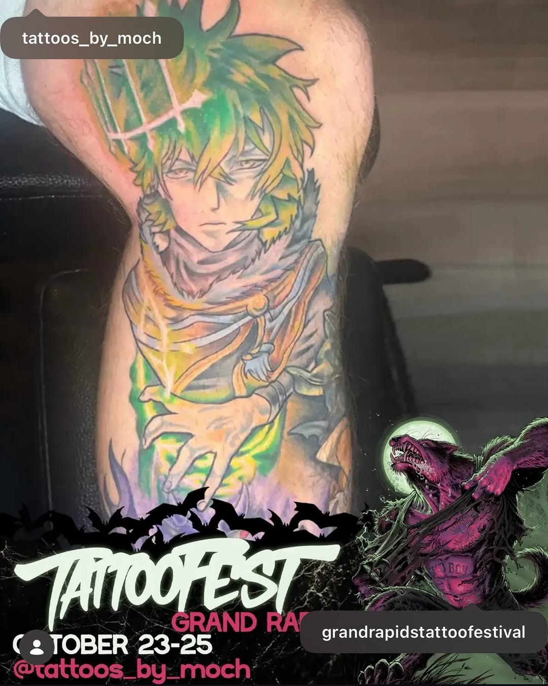 Tattoo by @tattoos_by_moch — illustrative, anime