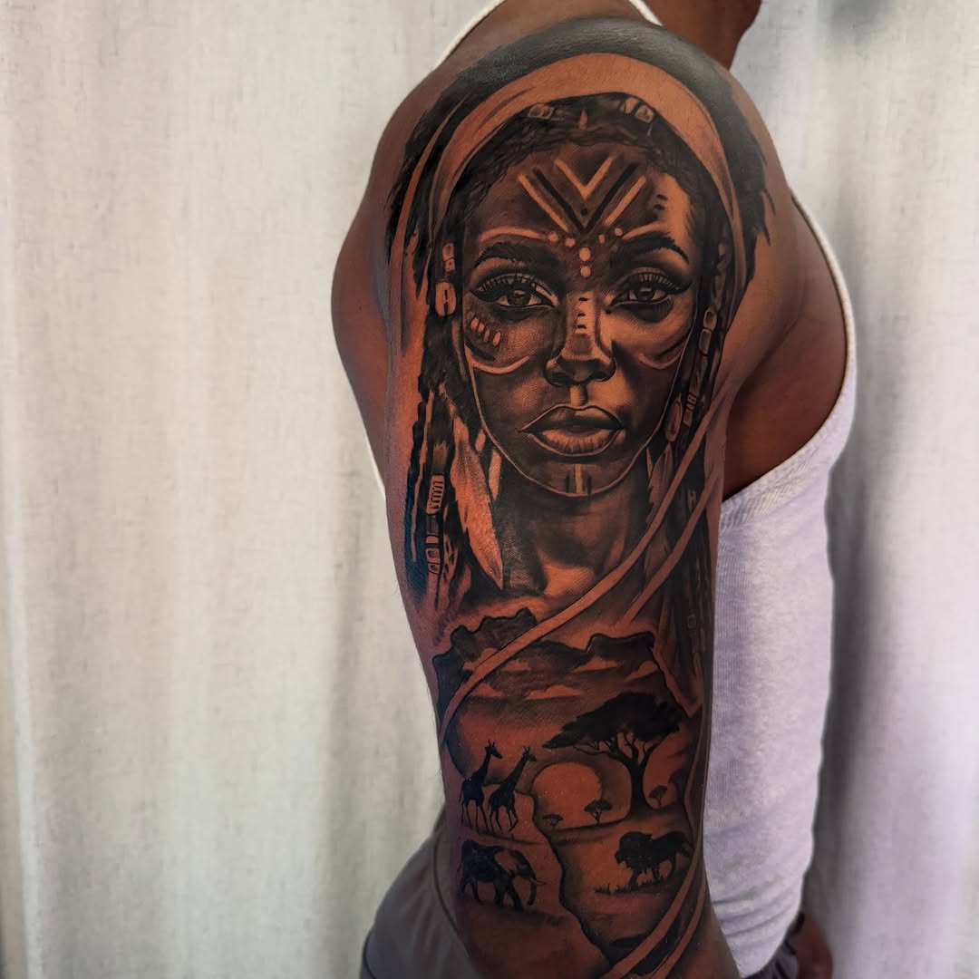 Tattoo by @isiahtats — realism, black_and_grey