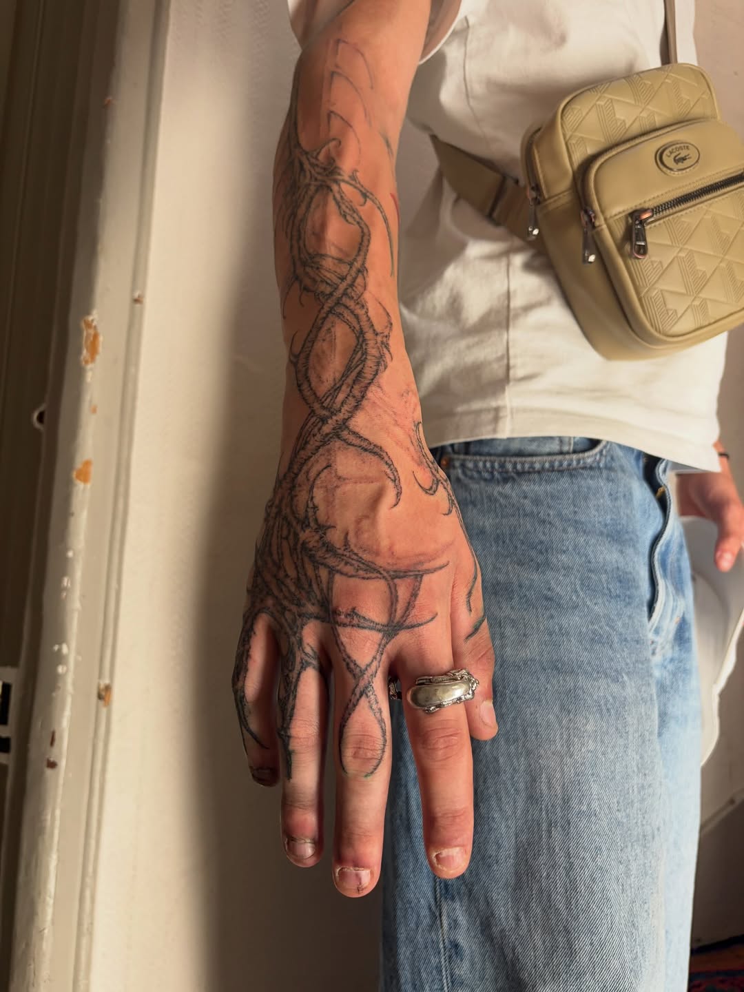 Tattoo by @hesperine.ttt — blackwork, fine_line