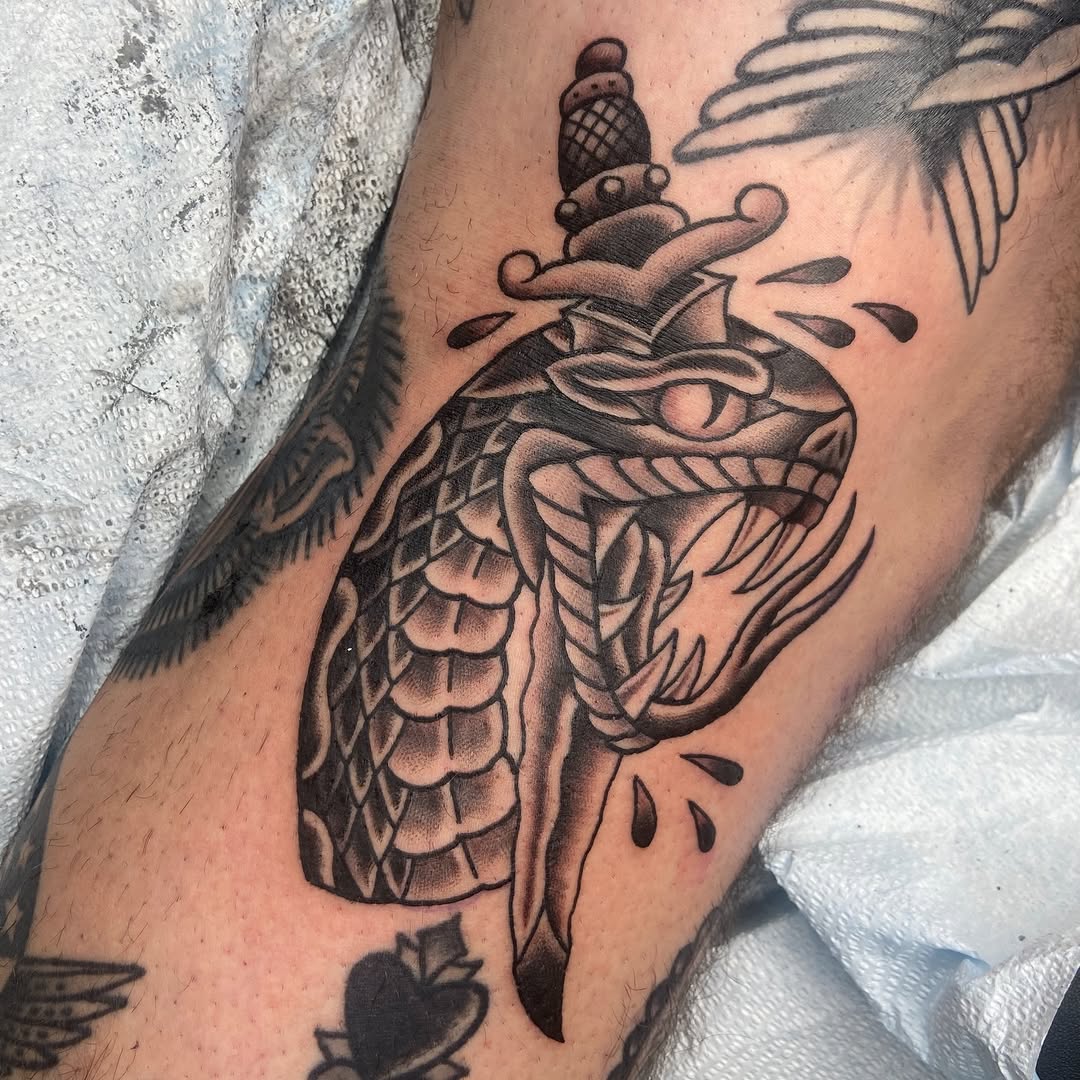 Tattoo by @nicholasmcevoytattoo — american_traditional, black_and_grey