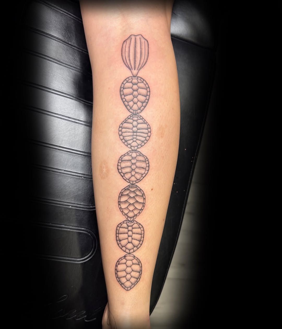 Tattoo by @brandonspindlertattoos — fine_line, black_and_grey