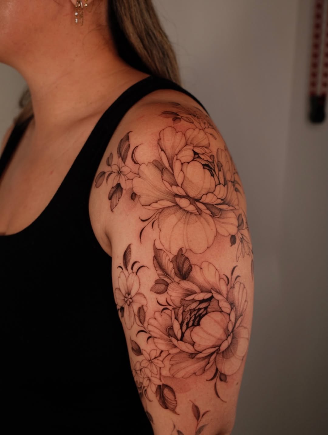 Tattoo by @lorietattoos โ black_and_grey