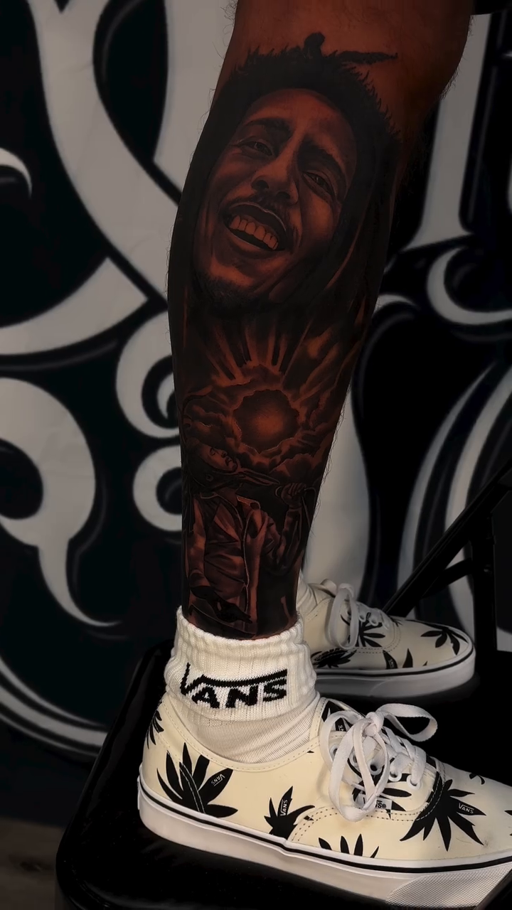 Tattoo by @deeloc_ink — realism, black_and_grey