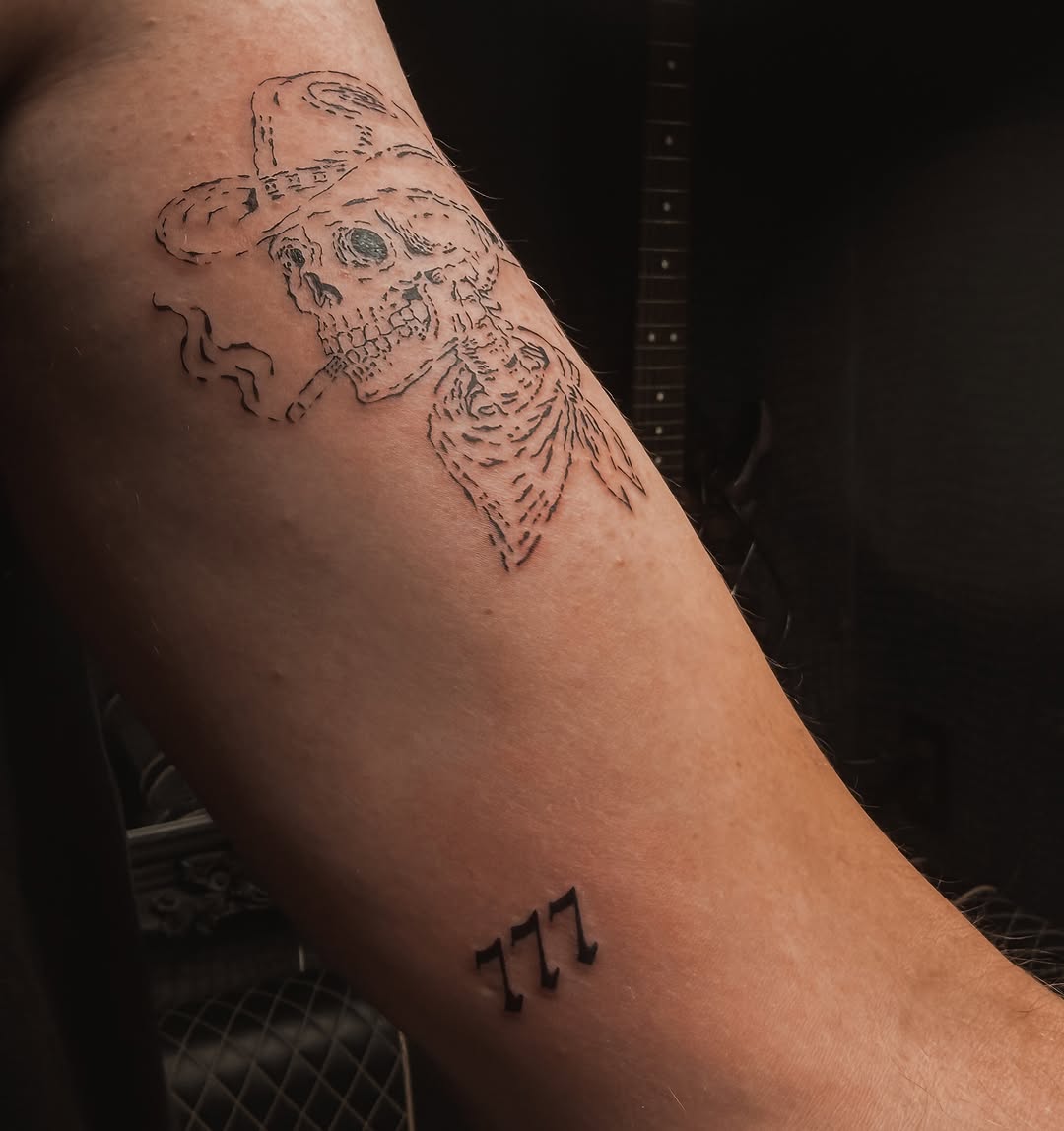 Tattoo by @red_rosalie_ โ illustrative, black_and_grey