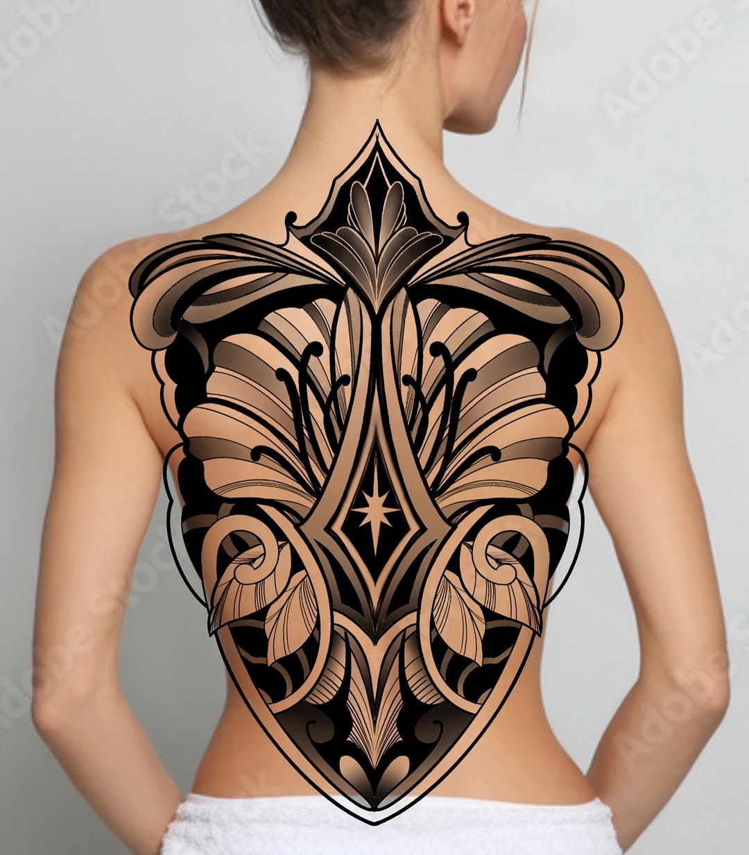 Tattoo by @tattoosbytatum_ — blackwork, ornamental