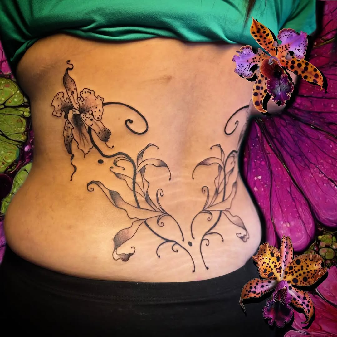 Tattoo by @wickedlilyink — black_and_grey