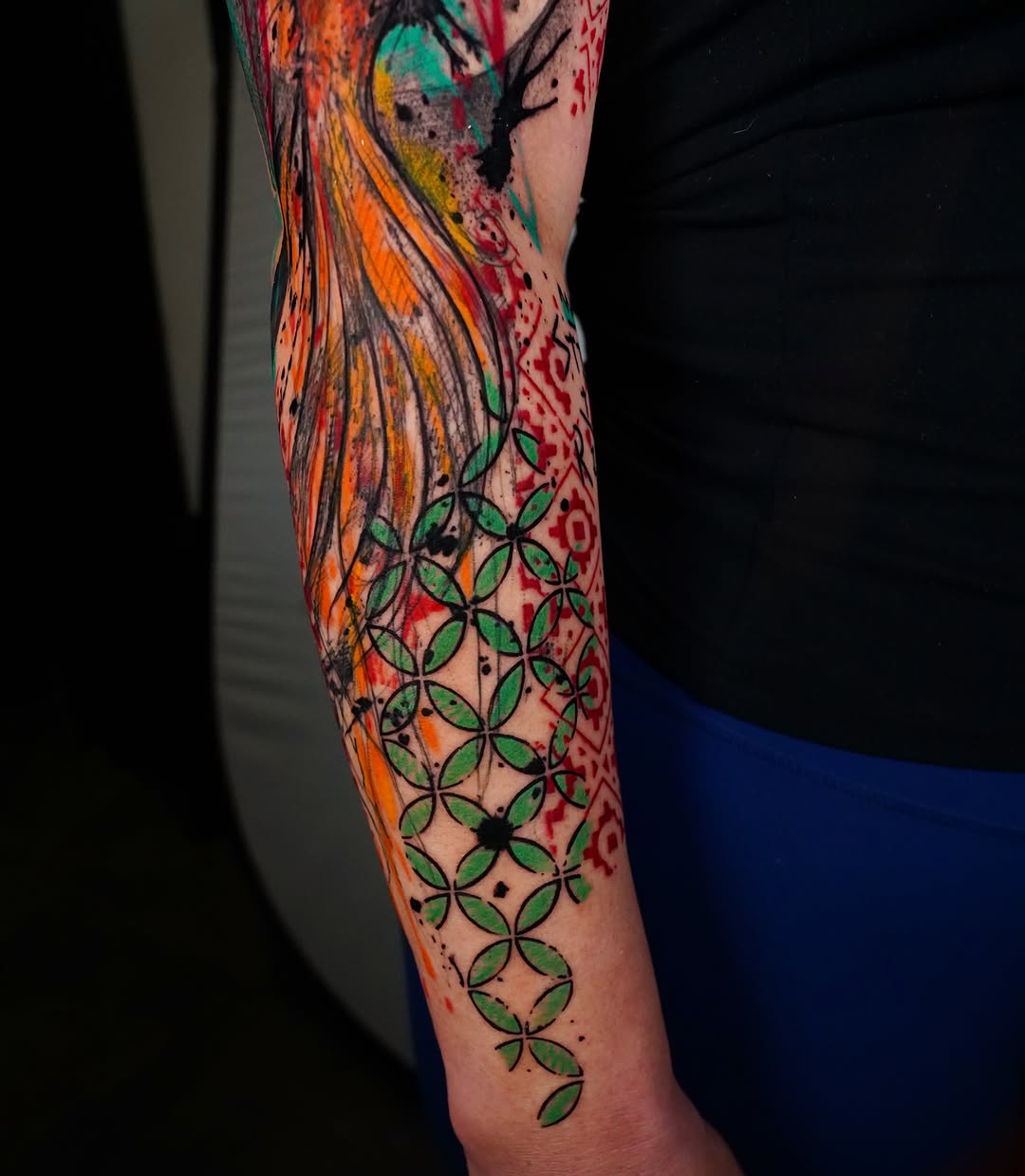Tattoo by @supremedrone โ trash_polka, ornamental